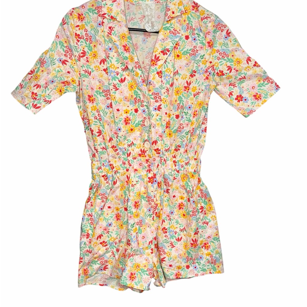 Sadie & Sage Floral Multicolor Romper